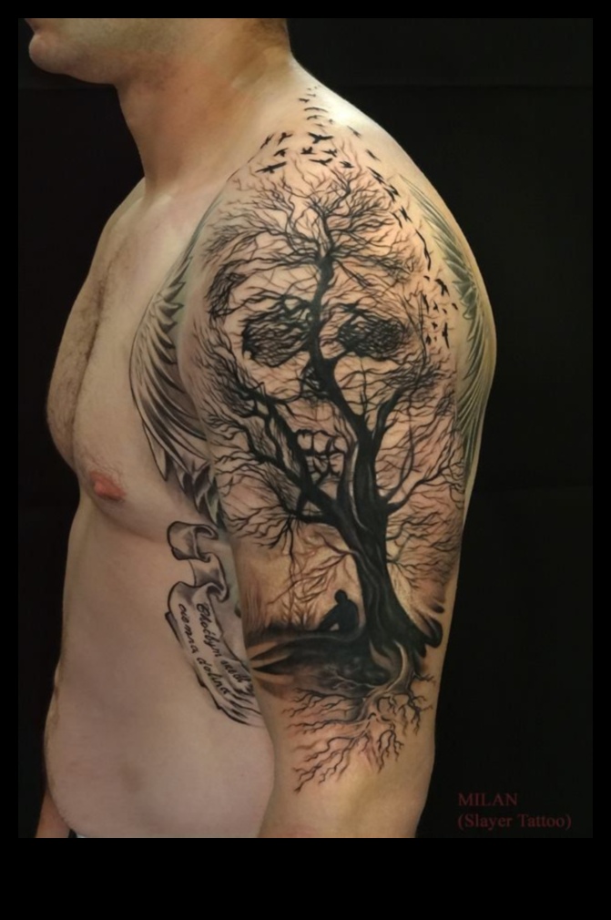 Epic Backdrops: Unveiling the Grandeur of Back Tattoo Narratives